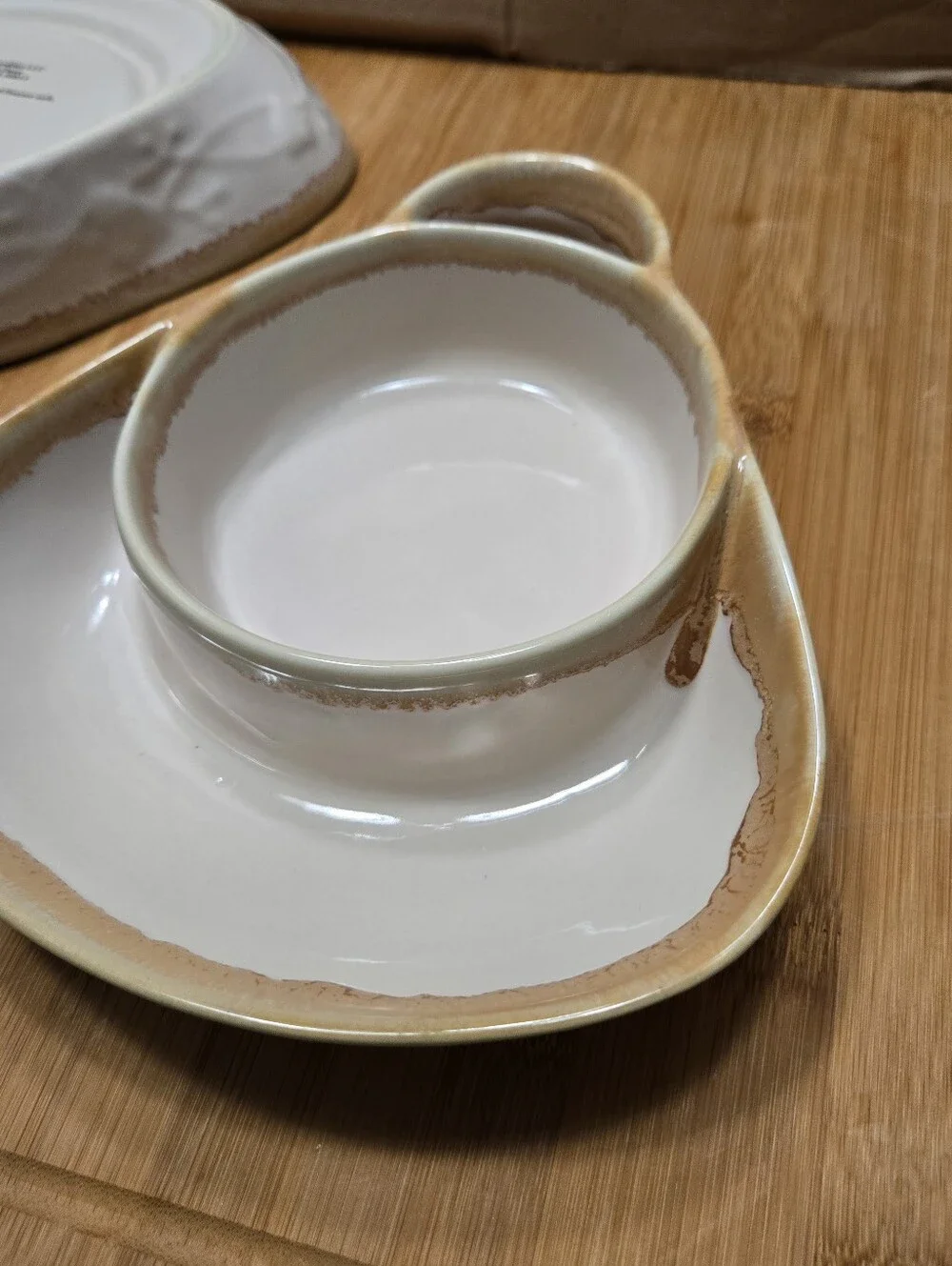 Soup Cracker Bowls –Set of 2 White Glaze Oven/Microwave Safe